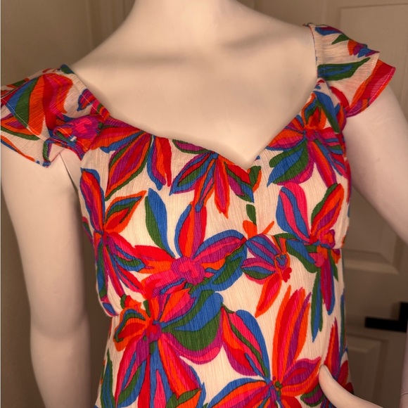 Skies Are Blue Red and White Sleeveless Maxi Sundress Size Small.  #151 - Picture 10 of 17